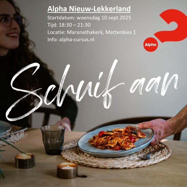 Alpha cursus 2025