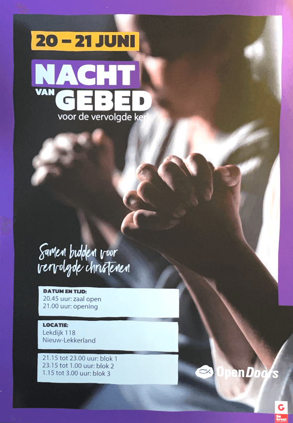 Nacht van gebed 2025
