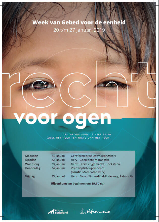 Poster Week van gebed 2019