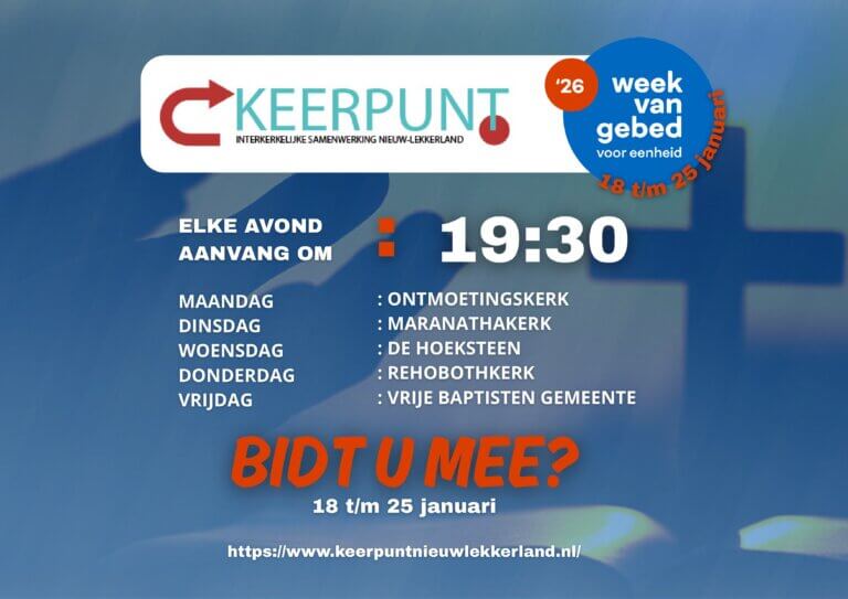 Week van gebed 2026