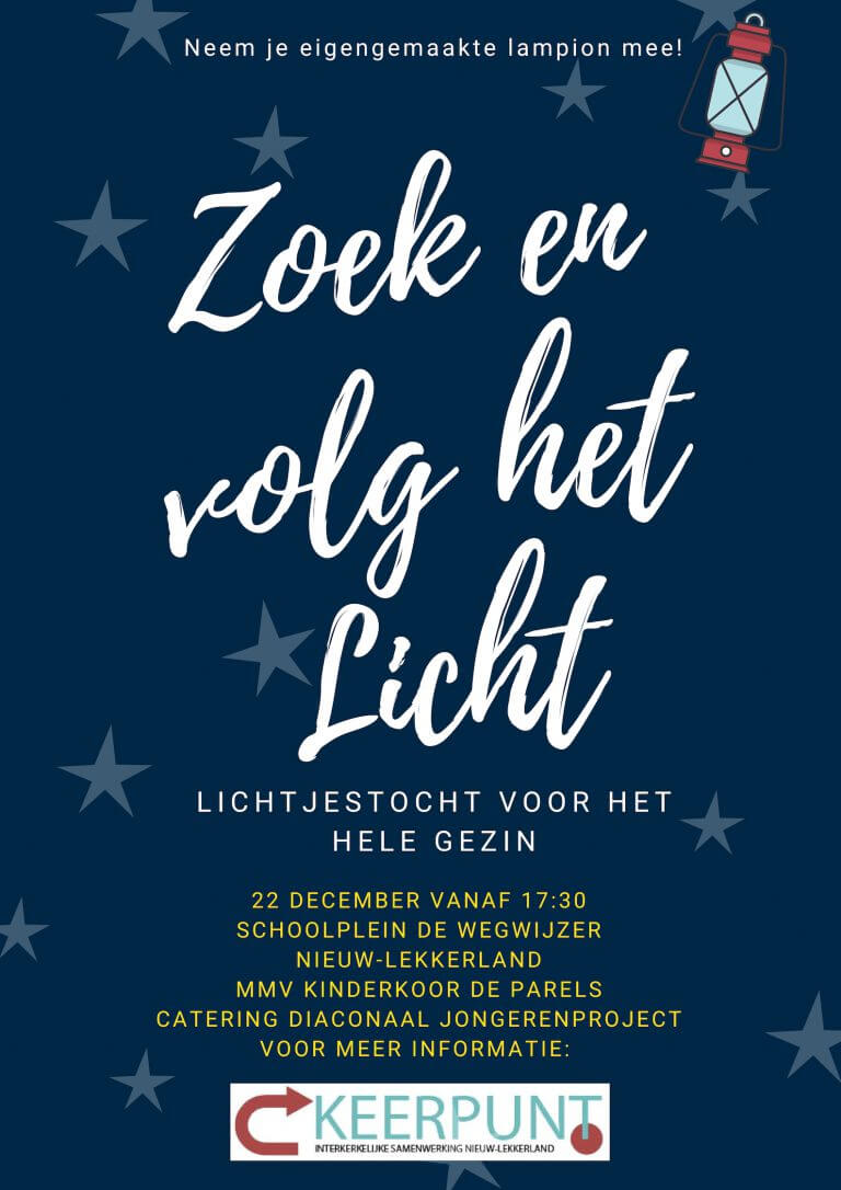 Zoek en volg het Licht